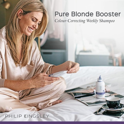 Philip Kingsley Pure Blonde Booster Color-Correcting Purple Shampoo