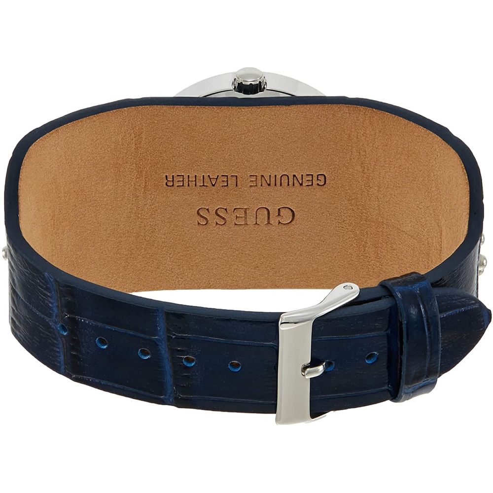 Watch GUESS Blue Leather Dress Watch