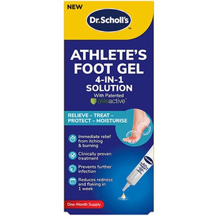Гель Scholl от грибка стопы 4 в 1 Эффективное лечение грибка стопы