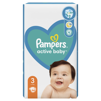 Подгузники Pampers Active Baby