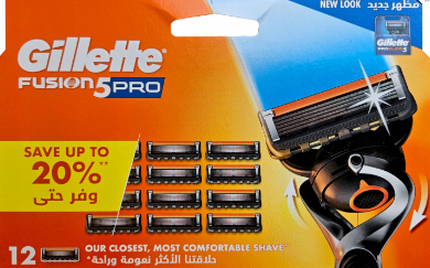 Gillette Fusion Pro Лезвия 12 Штук