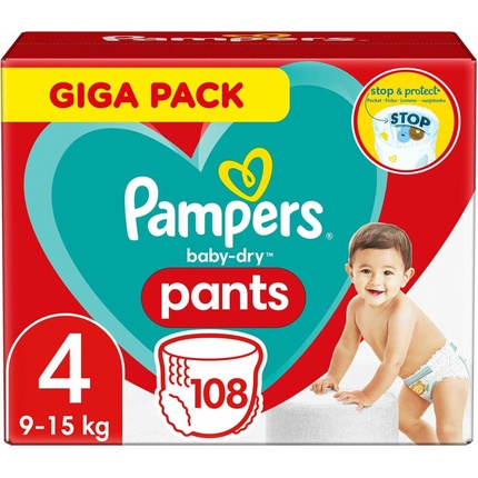 Подгузники Pampers Baby Dry Pants Размер 4XL