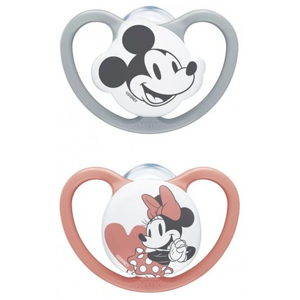 Пустышка Nuk Disney Baby Space 2 силиконовые пустышки