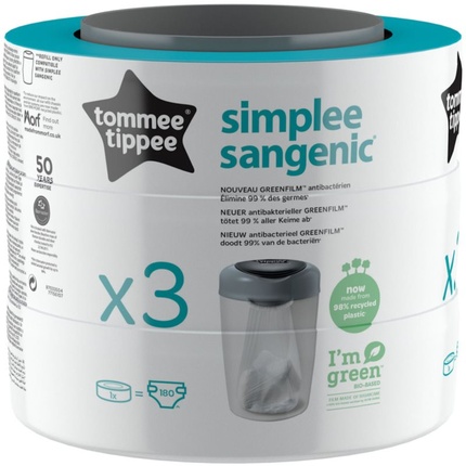 Simplee Сменные картриджи - Упаковка из 3 шт. Tommee Tippee