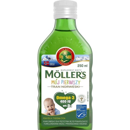 Добавка диетическая Mollers Moth First Norwegian Tran